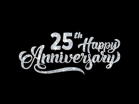 25TH HAPPY ANNIVERSARY VIDEO BACKGROUND FREE
