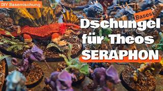 Ein kleines Herzensprojekt für den Sohn - Warhammer Seraphon Dschungelbases