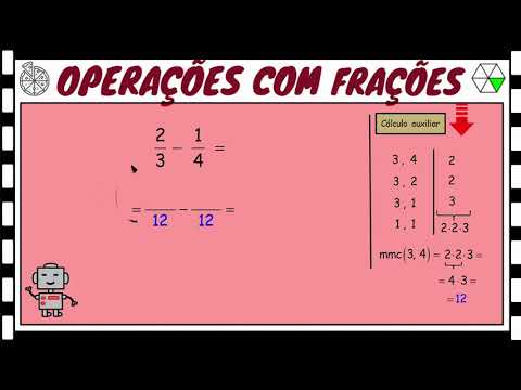 Adição e Subtração de Frações - 02 - Fractions Basic Introduction