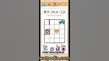 Brain Test Level 232  Help the man escape