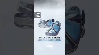 Beer enthusiasts, is this Crocs collab with Busch Light a cop!? 🍻🏔️