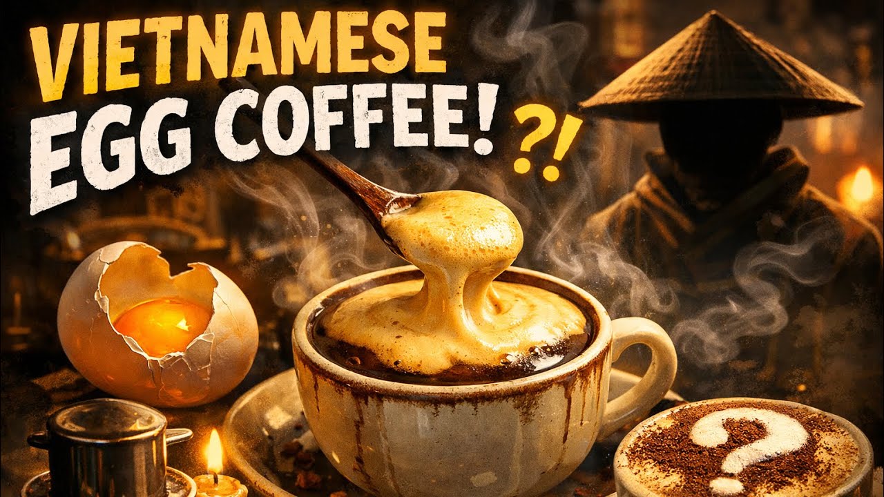 EGG COFFEE 🤯 Vietnamese Egg Coffee