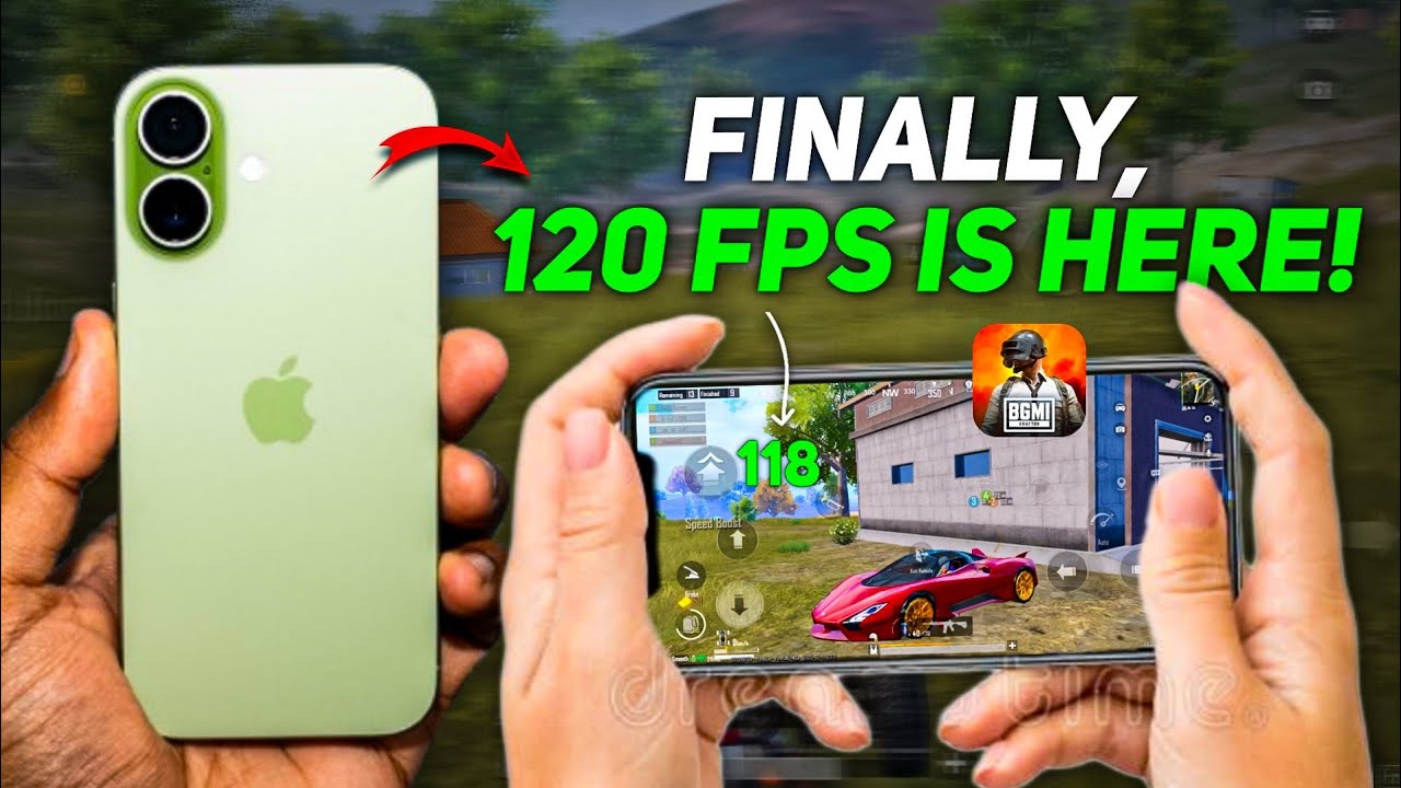 Finally, 120 FPS in iPhone 17 after PUBG 4.2 Update | Bgmi 120 fps ...