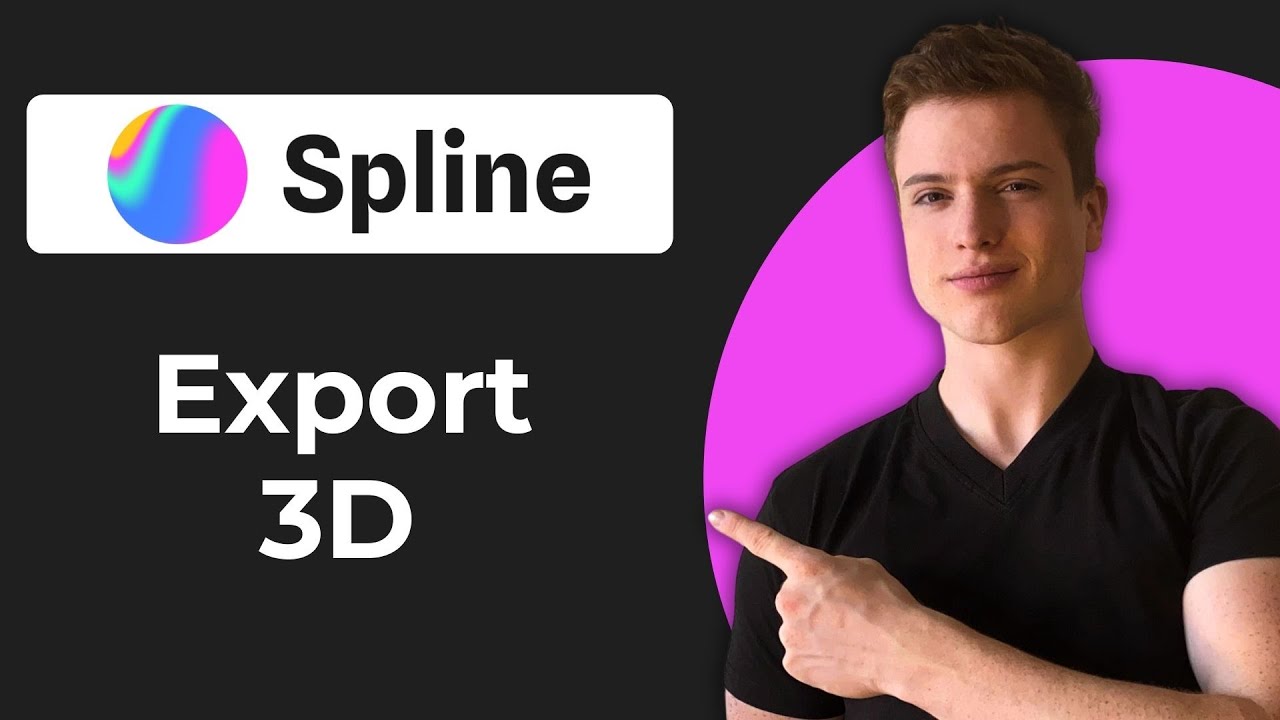 How To Export 3D Designs In Spline Three.js (Quick Guide) - YouTube
