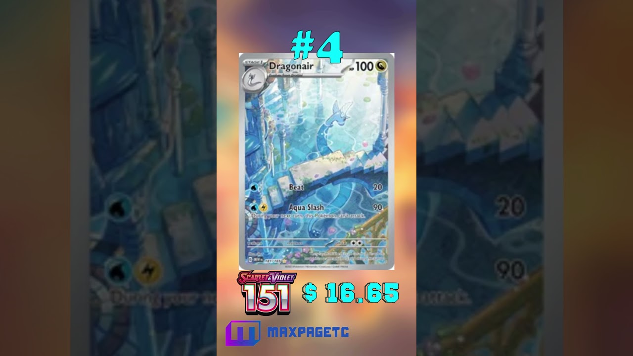 Top 5 Dragonair Pokémon Cards 