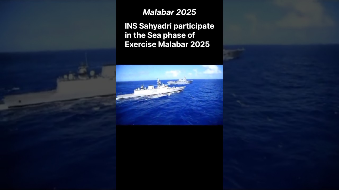 Malabar 2025 , Sea phase Exercise 