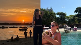 gili air vlog: recharging, beach days & sunset spots