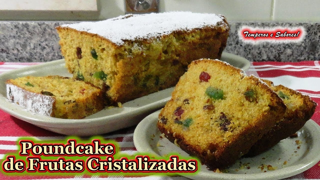POUNDCAKE DE FRUTAS CRISTALIZADAS muy fácil y divino