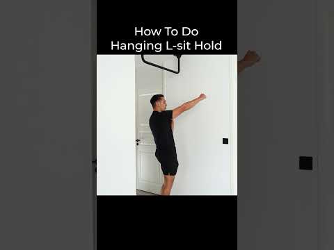 How to do a Hanging L-Sit Hold 💪💥 #hanging #lsit #hold #calisthenics #ytshorts #tutorial #howto
