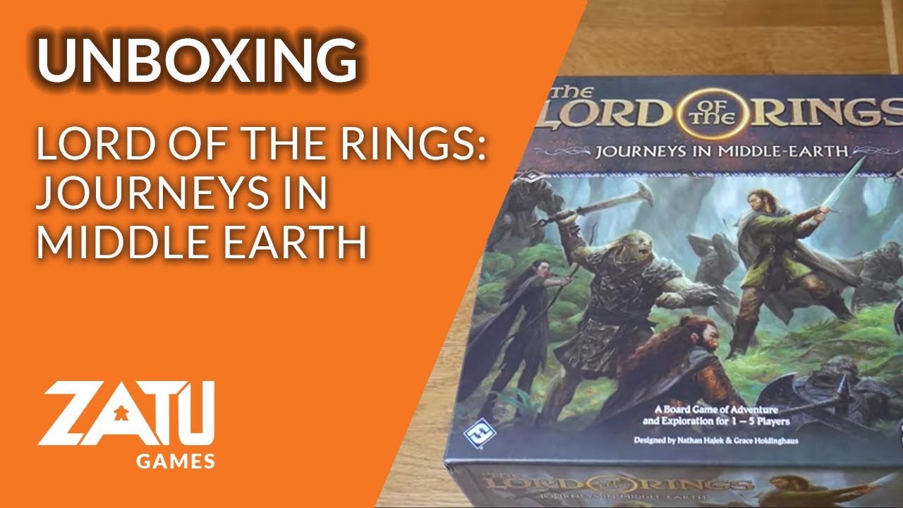 Lord of the Rings: Journeys in Middle earth Unboxing - YouTube