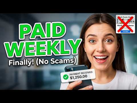 Paid Weekly Jobs Near Me No Experience