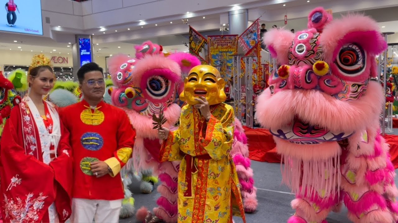 Lunar New Year 2025  - Walking Tour @ Aeon Mall Phnom Penh in Cambodia, Happy Chinese New Year