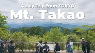 Tokyo Nature Escape | Mount Takao Scenic Hike, Temples &amp; Street Food 🇯🇵🌿