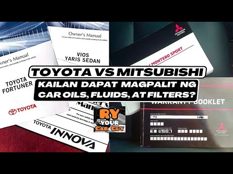 Maintenance Interval for Car Oils, Fluids, & Filters: Toyota & Mitsubishi