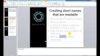 Chapter 11 : The Power of Variable Names
