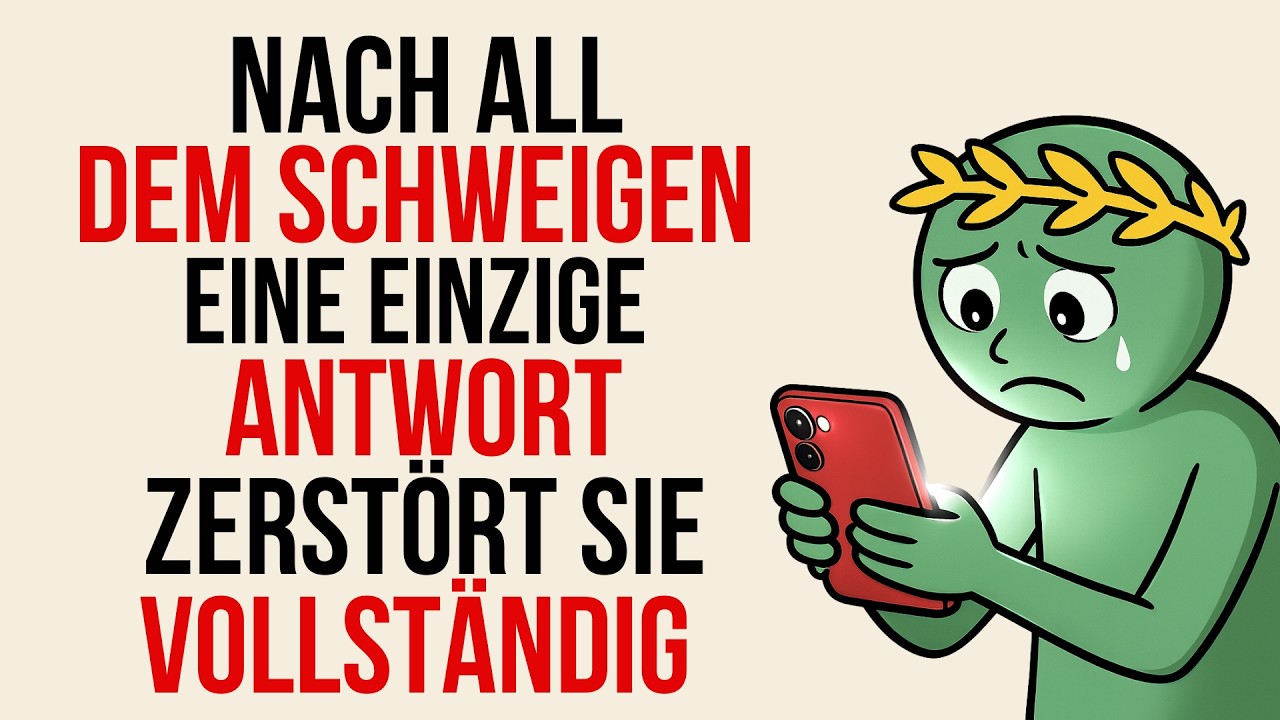 SIE HABEN DIR NACH DER STILLE GESCHRIEBEN? EINE EINZIGE ANTWORT LÖSCHT IHR EGO FÜR IMMER AUS