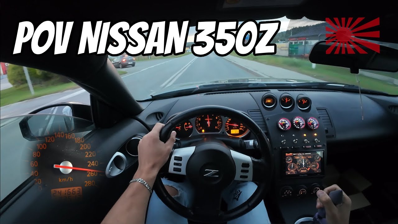 Nissan 350z(550hp) - POV drive | Turbo + Tomei Exhaust |
