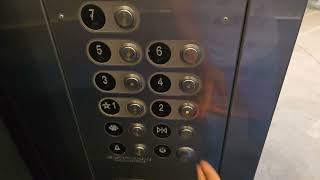 Modernized Dover Traction Elevators at LA General Medical Center Parking Garage Los Angeles, CA