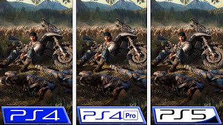 Days Gone | PS5 - PS4 - PS4 Pro | Graphics & FPS Comparison