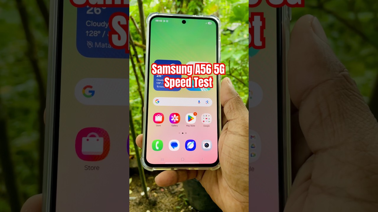 Samsung A56 5G Speed Test 