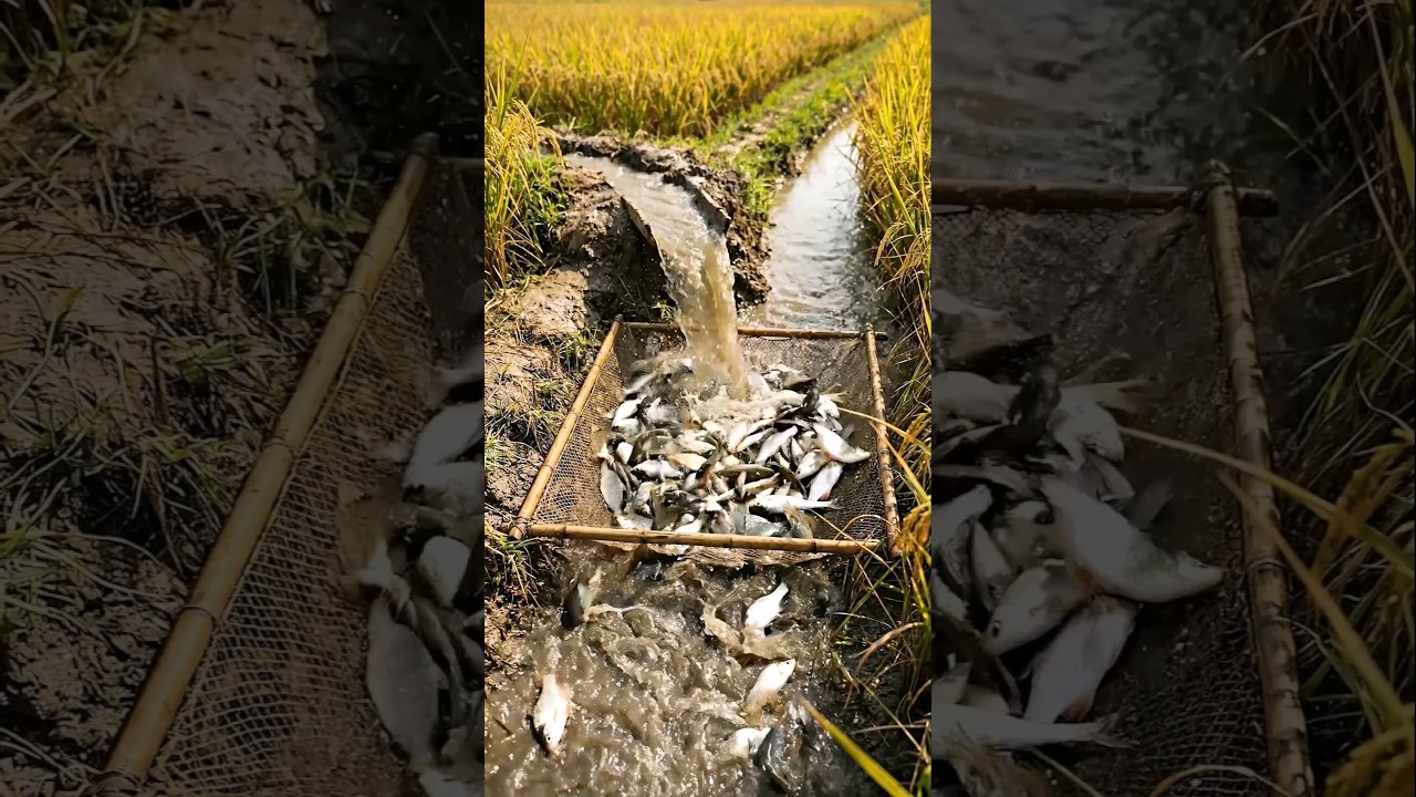 Wow! Amazing Polo Fishing Videos ! Best Big Fish Catching ! Primitive Technique fishing 