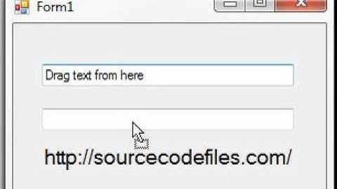 Drag drop text in VB.NET