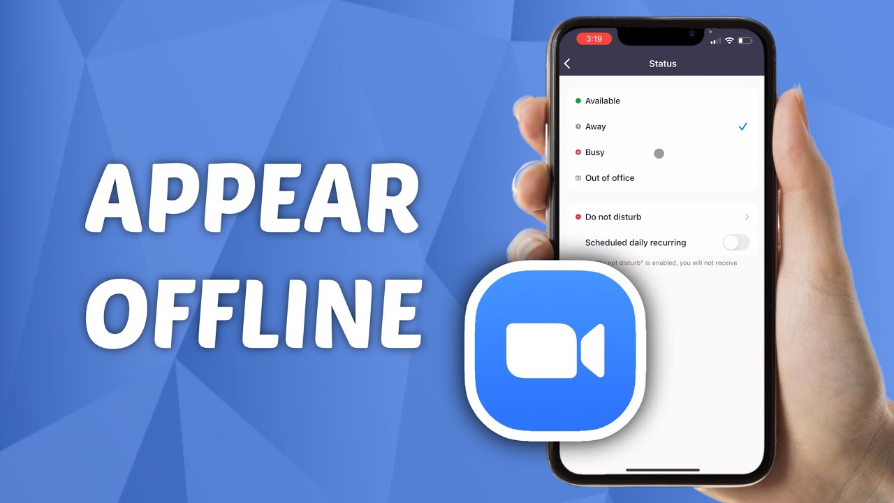 How to Appear Offline in Zoom