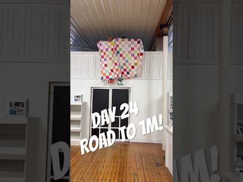Quilt Reveal | Day 24 Of Stitchin' To One Million Subscribers