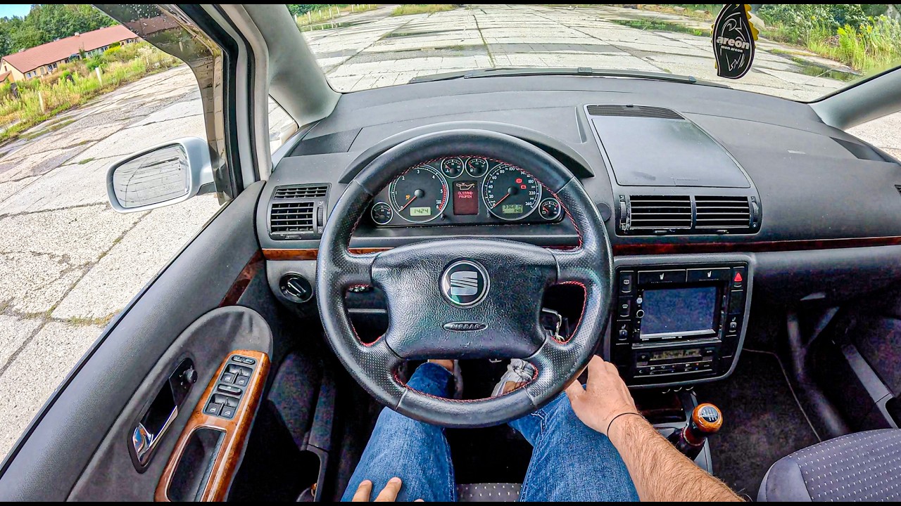 2003 Seat Alhambra [1.9 TDI 115 hp] |0-100| POV Test Drive #2135 Joe Black