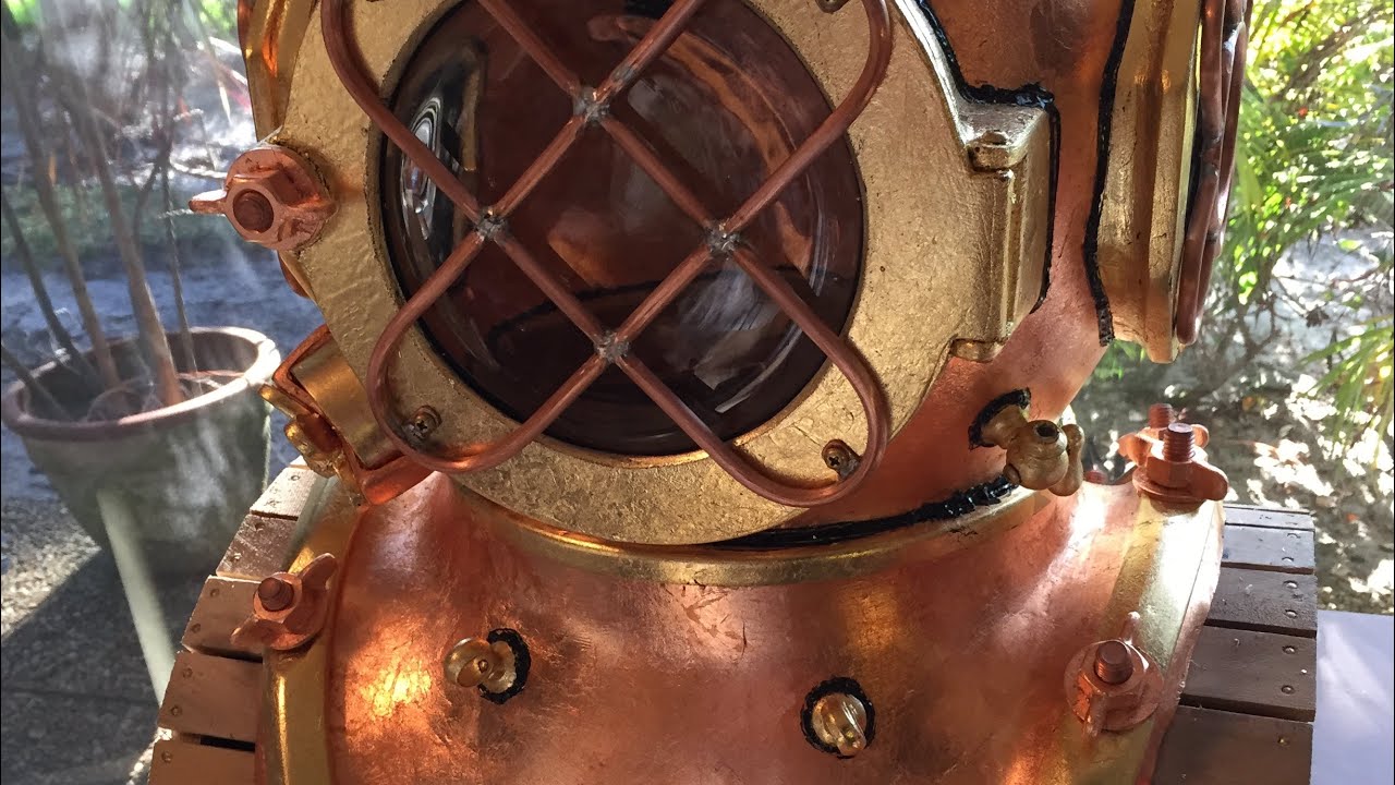 Making a deep sea Diving Helmet