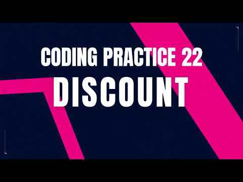 Discount | Coding Practice 22 | Python coding tips tricks | Python Programming | Nxtwave ccbp 4.0