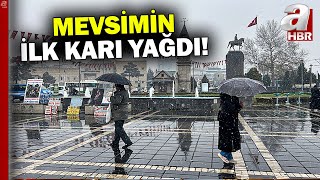 Kayseriye Mevsimin Ilk Karı Yağdı Yetkililerden Uyarı A Haber
