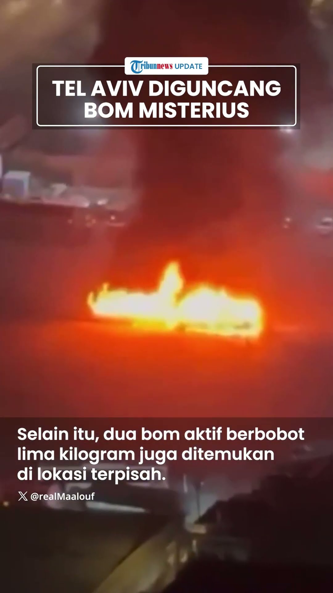 Tel Aviv Diguncang Ledakan Bom 'Misterius' di Tiga Bus Israel, Bahan Peledak Ditemukan Warga Resah
