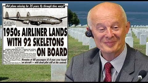 1950s AIRLINER LANDS WITH 92 SKELETONS ONBOARD