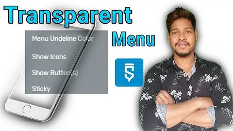 Transparent dialog menu in sketchware /Aauraparti