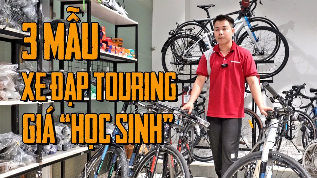 Top 3 mẫu xe đạp touring giá rẻ đi học đi làm dạo phố đều tốt - youtube