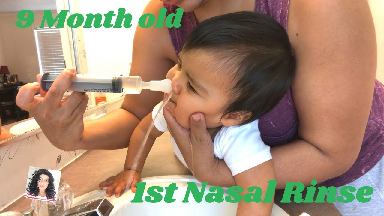 How to relieve a baby's stuffy nose | Nasal Rinse for Infants and Toddlers