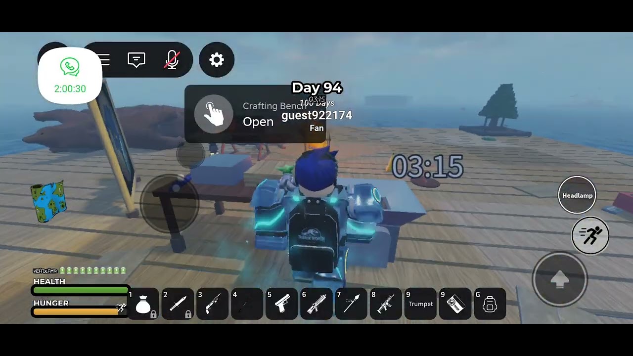 Beating 50 days on a raft with my friends 