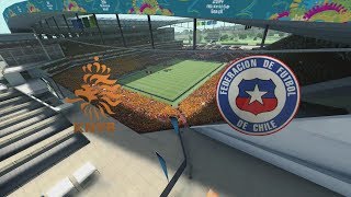 2014 FIFA World Cup Brazil - Netherlands vs Chile - [HD FULL Gameplay]