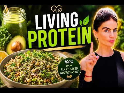 🌱 Living Protein Salad - Raw Vegan Muscles Power