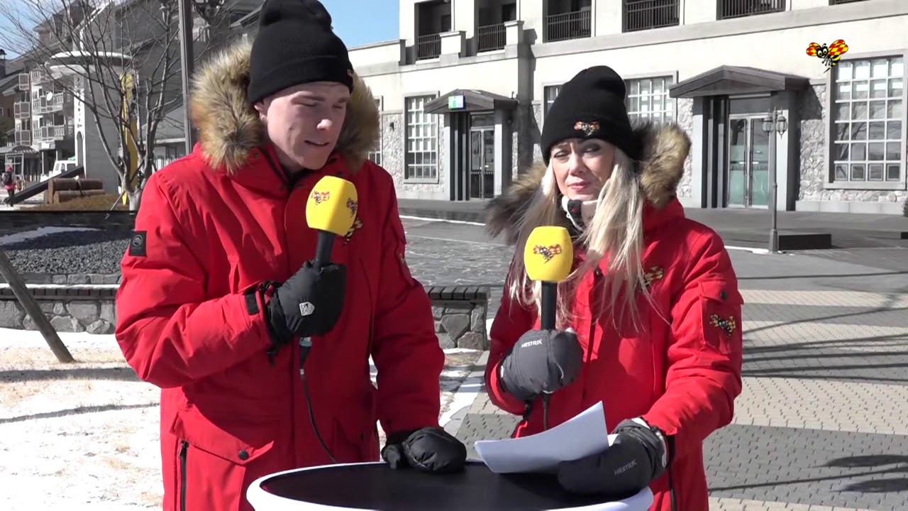 "Blåser väldigt mycket i Pyeongchang"
