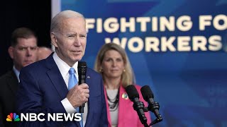 Democratic lawmakers meet on 2024 election as pressure mounts for Biden