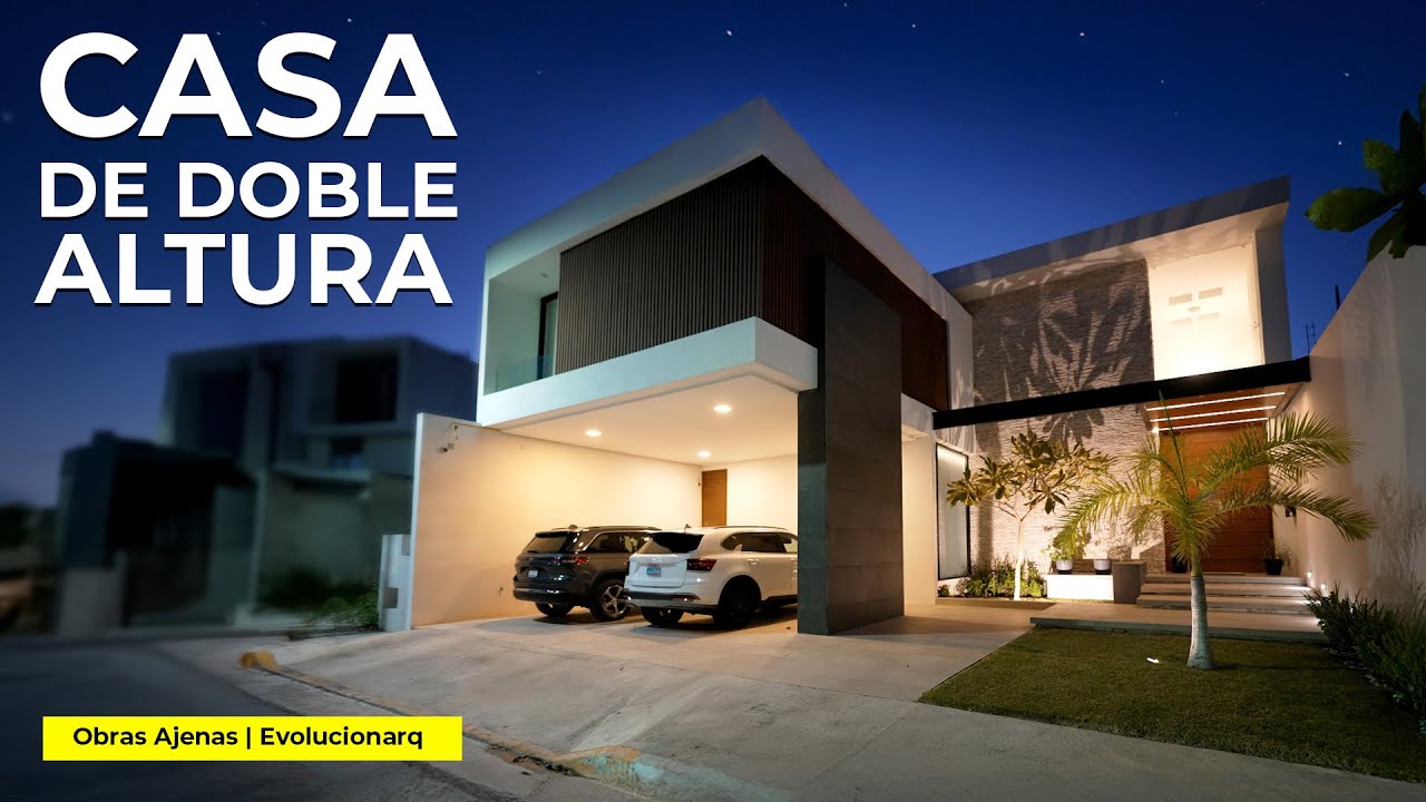 Casa con Doble Altura y Piscina | Obras Ajenas | Evolucionarq