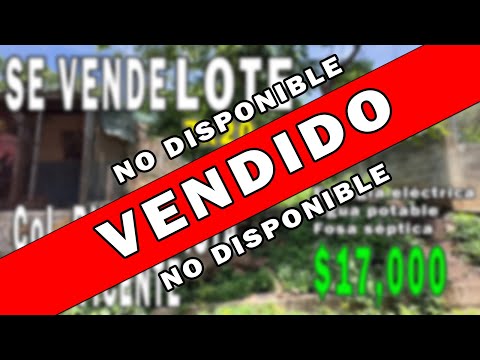 🔴 SOLD NOT AVAILABLE LOT IN SAN VICENTE BUENA VISTA COLONY 🔴 | CRV EL SALVADOR