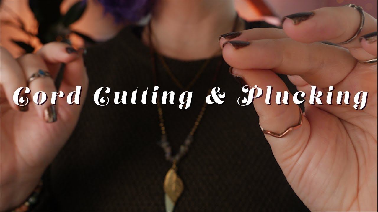 ASMR Reiki Cord Cutting & Plucking Unwanted Attachments - Energy Healing Session - No Talking