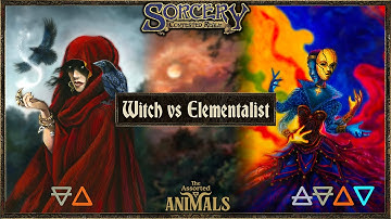 WITCH (🪨/🔥) vs ELEMENTALIST (💨/🪨/🔥/💧), Sorcery: Contested Realm Gameplay