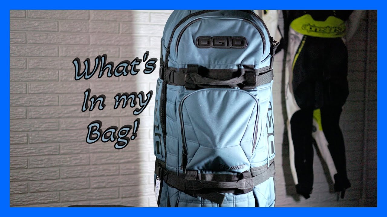 What's in my Motorcycle Gear Bag!