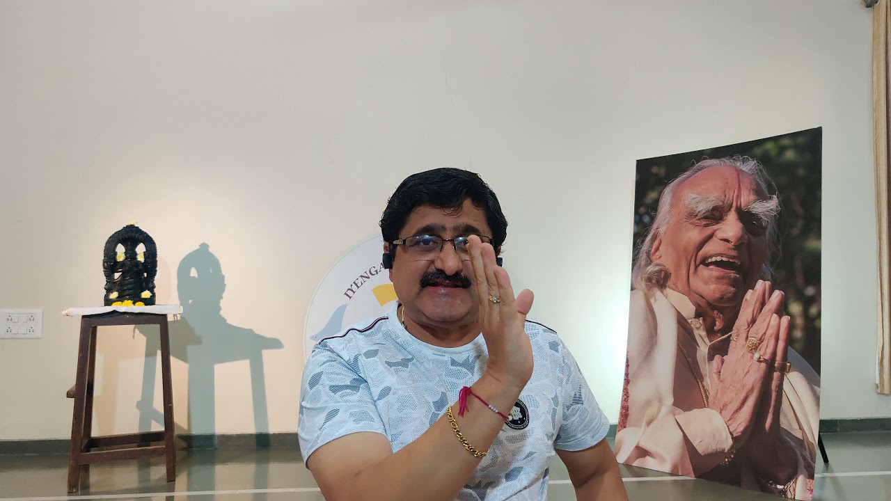 Eyes in Iyengar Yoga by Abhay Javakhedkar at Iyengaryogsadhana YouTube