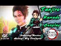 TANJIRO COSPLAY (Unbox/review and makup/wig style time lapse) [DAZCOS]