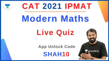 Modern Maths | Live Quiz | Ronak Shah